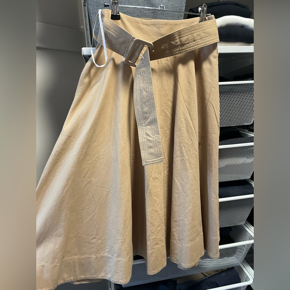 Khaki midi skirt - Picture 2 of 3